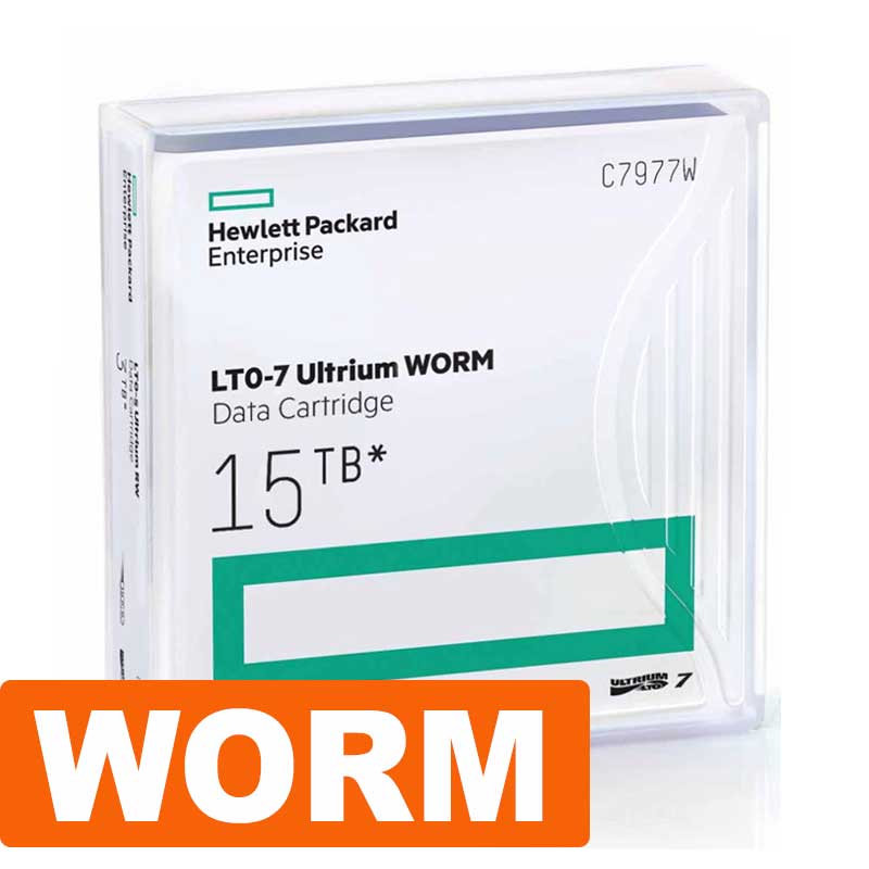 Hewlett HPE LTO, Ultrium-7, 6TB/15TB, WORM, with case