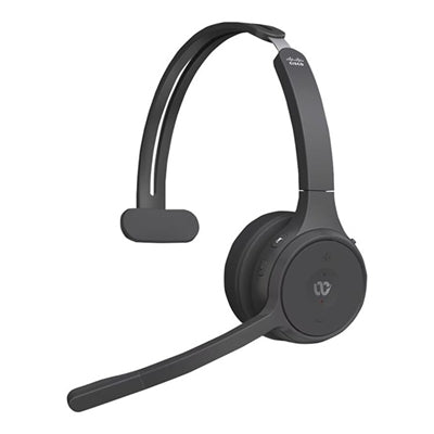 Cisco Headset 721 Wireless Single+Stand Carbon Black USBA Bundle