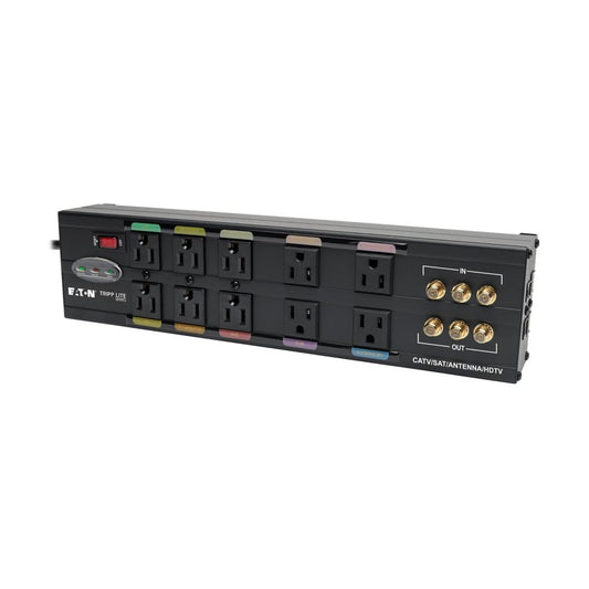 EATON TRIPP LITE SERIES ISOBAR 10-OUTLET HOME/BUSINESS THEATER SURGE PROTECTOR,