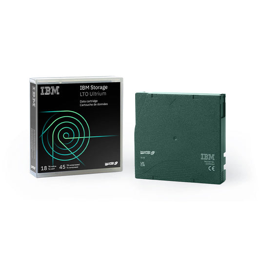 IBM LTO, Ultrium-9, 02XW568, 18TB/45TB, LTO-9