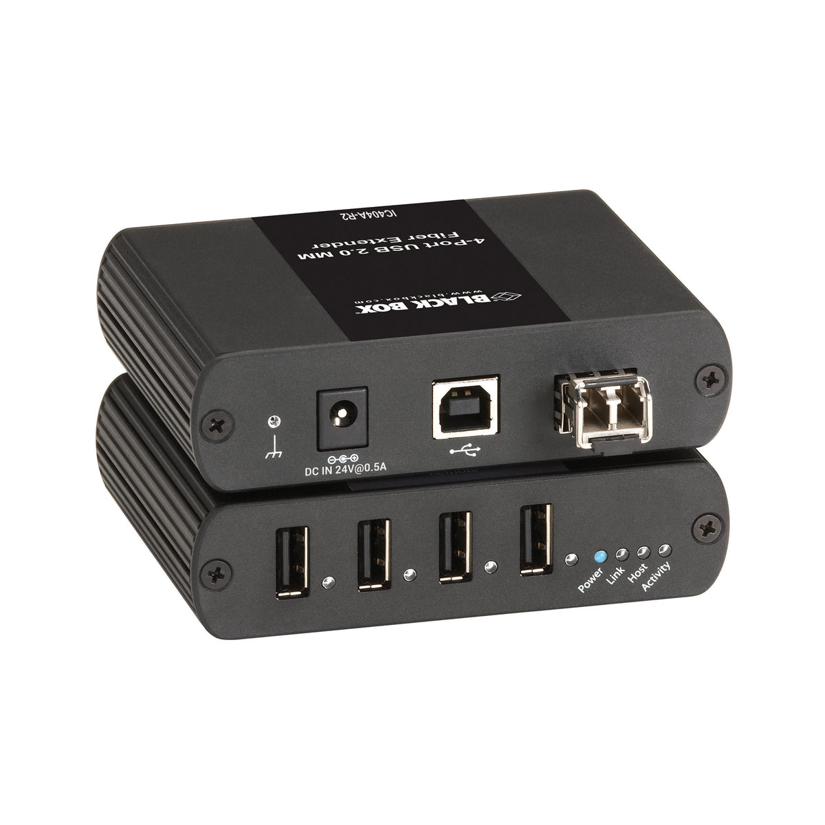 BLACK EXTEND A USB 2.0 PERIPHERAL BEYOND THE 16 FT (5 M) LIMITATION UP TO 1640 FT (500