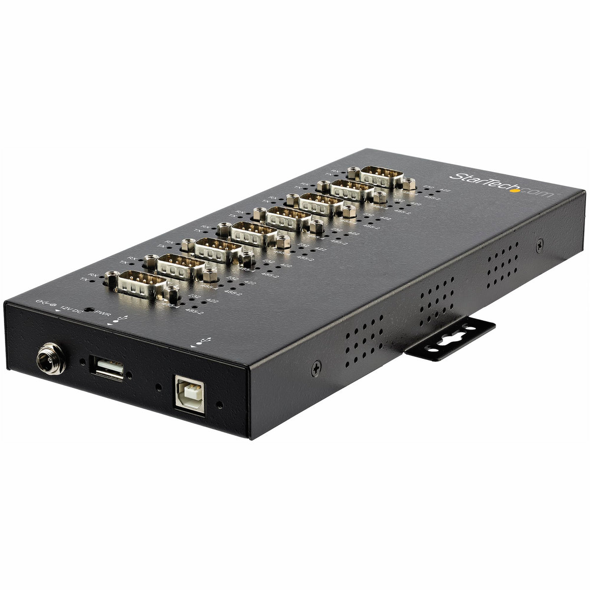 StarTech INDUSTRIAL 8 PORT SERIAL HUB 15KV LEVEL 4 ESD - IP30 RATING METAL USB TO SERIAL