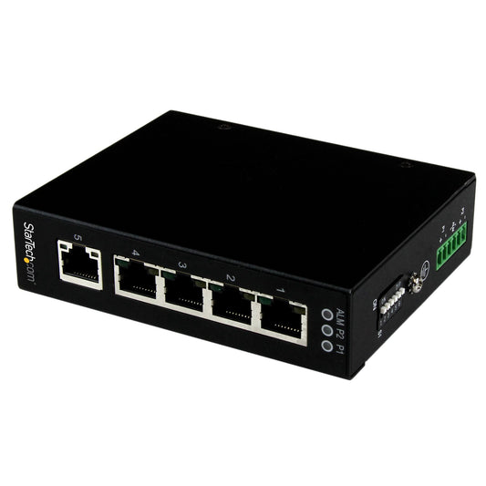 StarTech 5PORT ETHERNET SWITCH UNMANAGED GIGABIT INDUSTRIAL NETWORK SWITCH