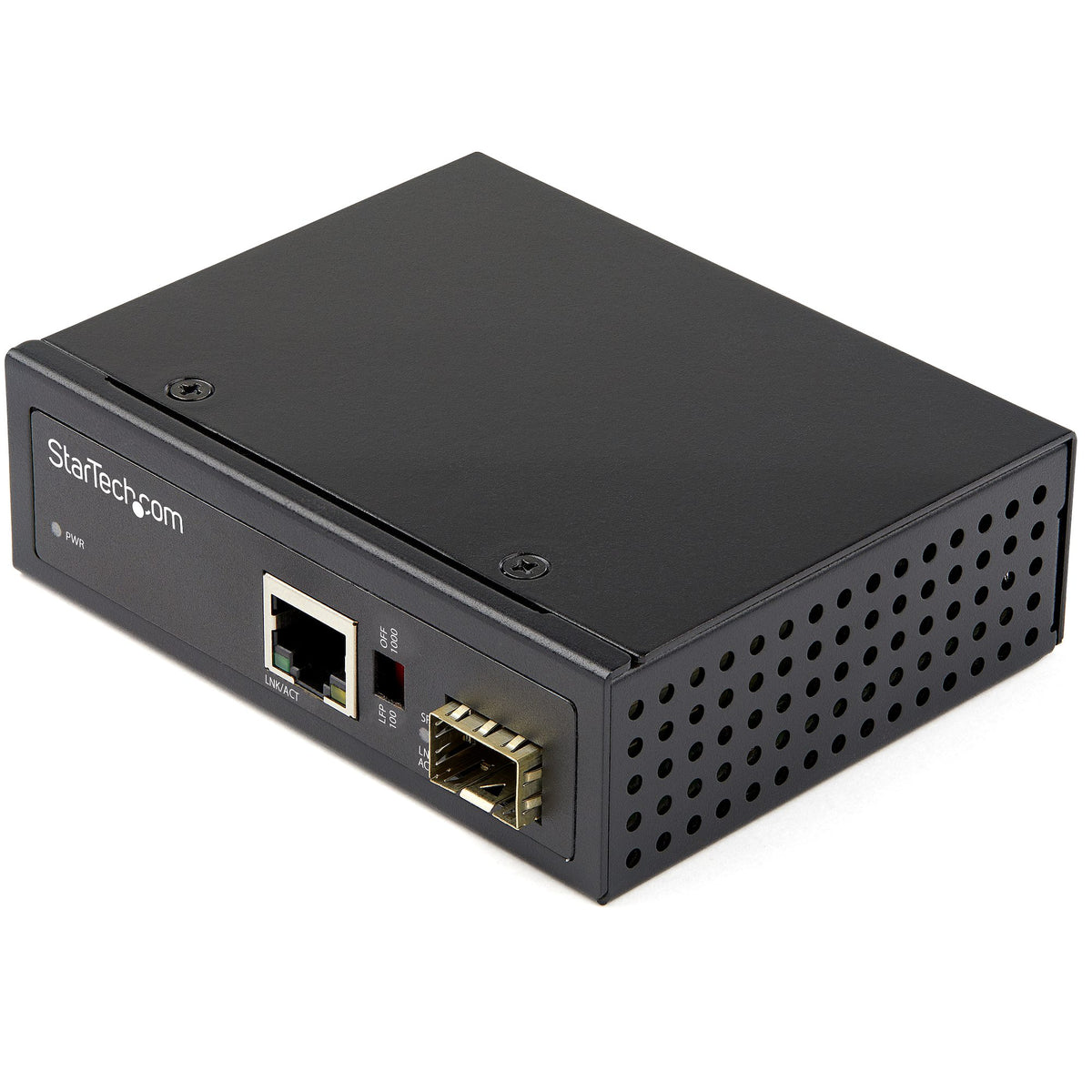 StarTech INDUSTRIAL FIBER TO ETHERNET MEDIA CONVERTER SFP TO RJ45/CAT6