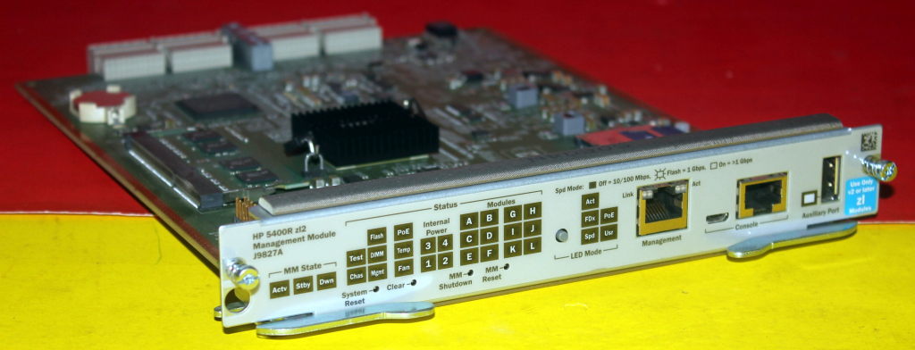 HPE 5400R zl2 Management Module