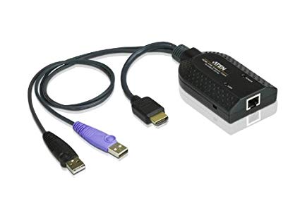 ATEN HDMI USB VIRTUAL MEDIA KVM ADAPTER CABLE WITH SMART CARD READER (CPU MODULE)