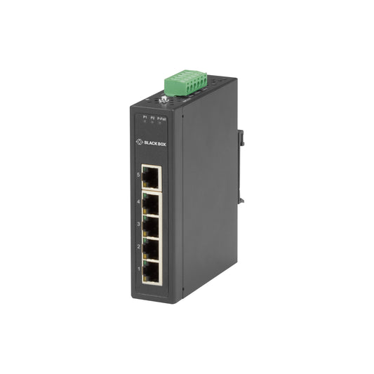 BLACK THIS SWITCH IS BUILT FOR THE FAR EDGES OF YOUR NETWORK. IT WITHSTANDS EXTREME TE