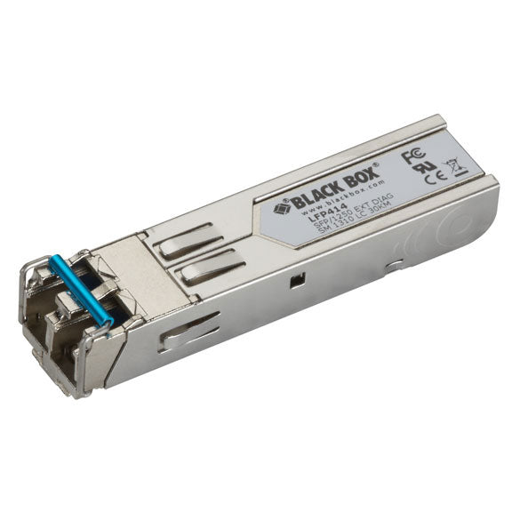 BLACK SUPPORT FOR THROUGHPUT UP TO 1250 MBPS MAKES THIS SFP IDEAL FOR USE WITH HIGH-SP