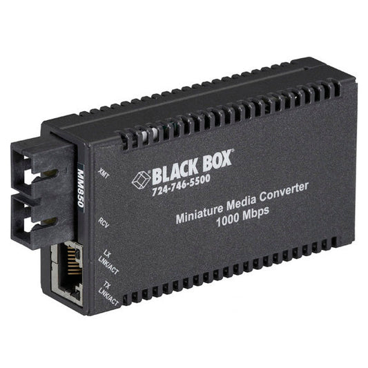 BLACK BOX MINIATURE MEDIA CONVERTERS MAKE IT EASY TO BRING FIBER TO THE DESKTOP