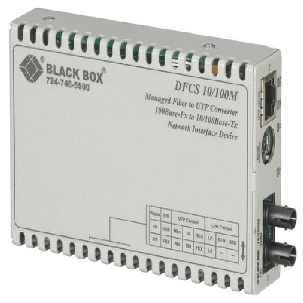 BLACK THE MICRO MINI MEDIA CONVERTER IS IDEAL FOR BRINGING FIBER TO THE DESKTOP AND FO