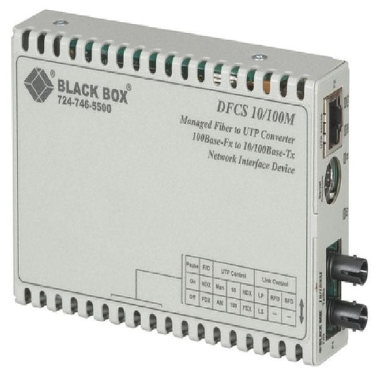 BLACK THE MICRO MINI MEDIA CONVERTER IS IDEAL FOR BRINGING FIBER TO THE DESKTOP AND FO