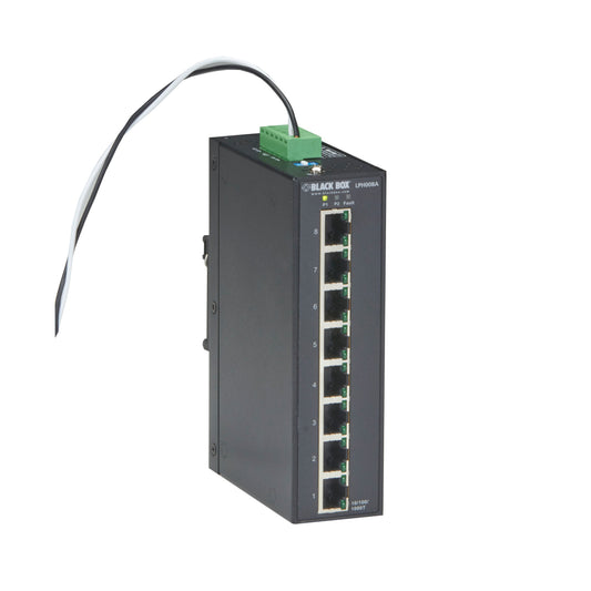 BLACK BOX LPH008A-R2 SWITCH - GIGABIT ETHERNET (1000-MBPS) EXTREME TEMPERATURE P