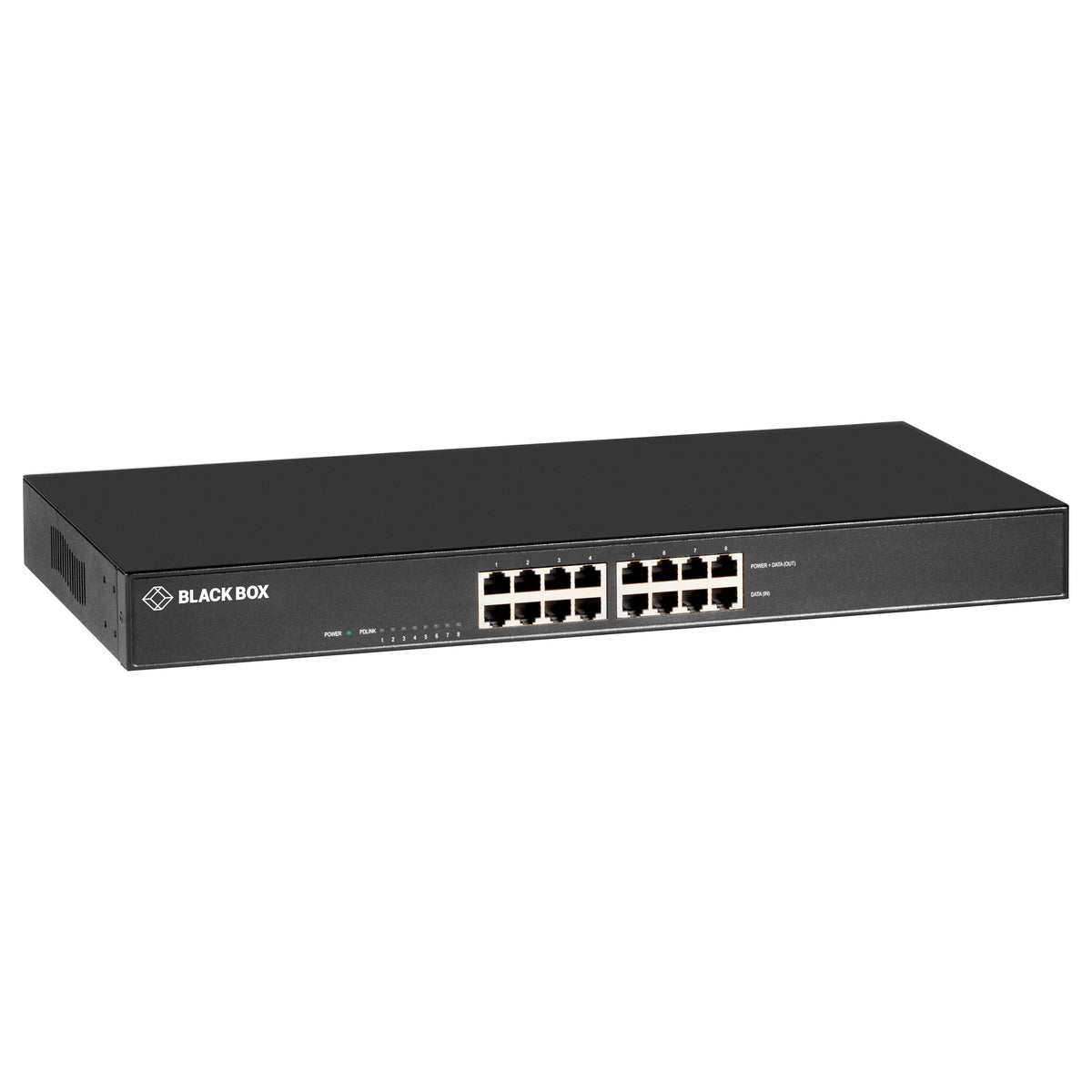 BLACK THE BLACK BOX POE+ MIDSPAN INJECTORS ARE USED IN ENTERPRISE APPLICATIONS TO POWE