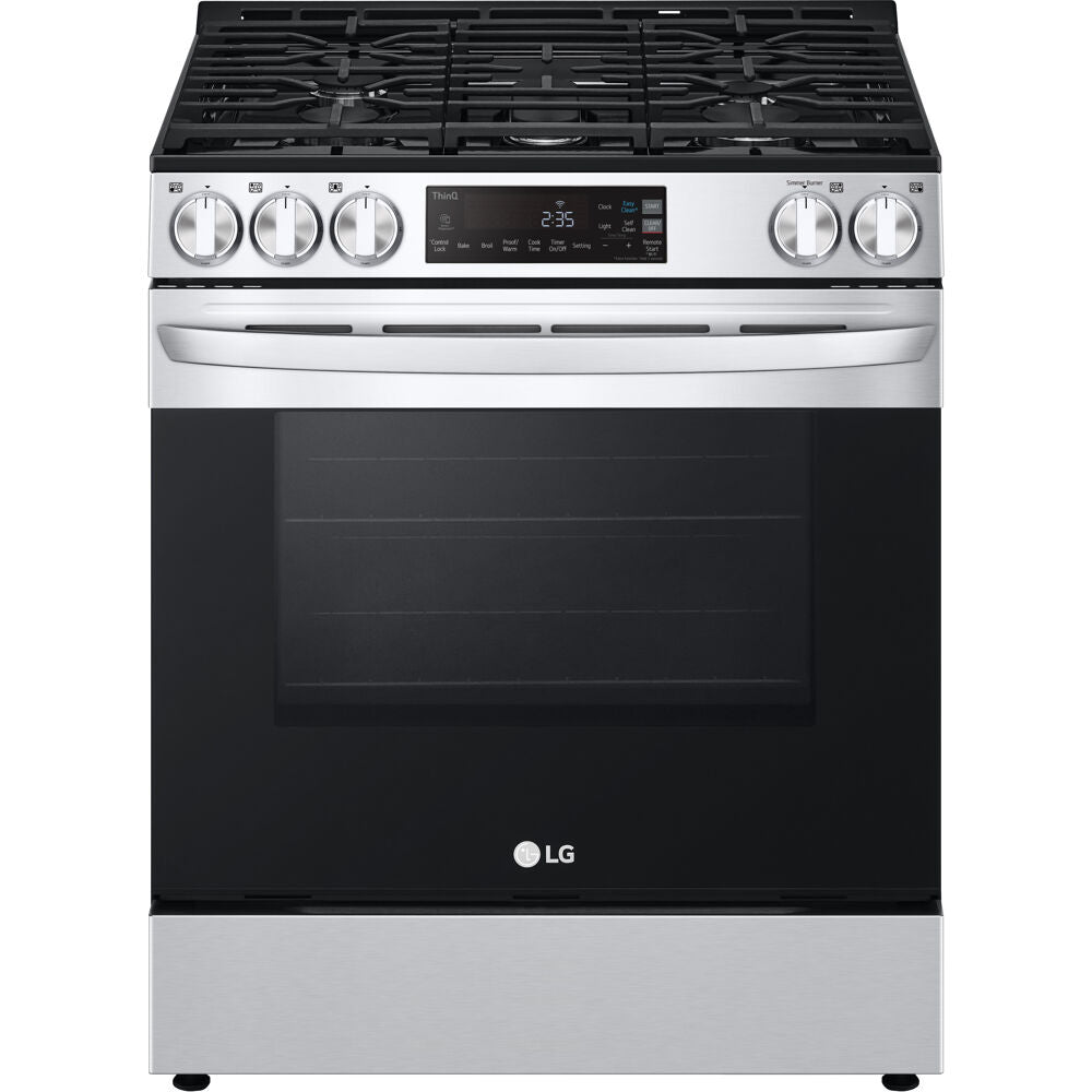 LGAPL 5.8 CF / 30" Smart Gas Slide-In Range EasyClean