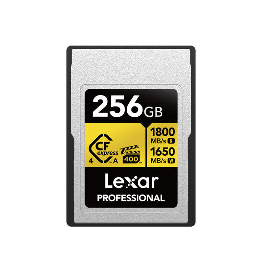 Lexar Professional GOLD CFexpress, 256GB 4.0 Type A Card