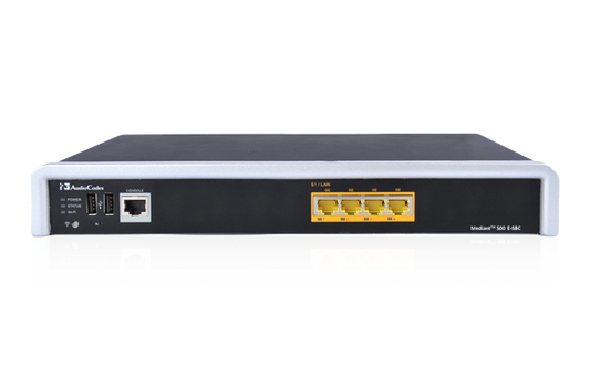 AUDIOCODES BASE MEDIANT 500 ESBC WITH 2 ACTIVE/STAN
