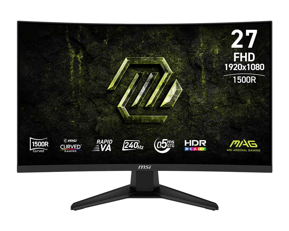 MSI MAG 275CF X24 27" Class Full HD Curved Screen Gaming LCD Monitor - 16:9 - Black | SKU MSI-M275FX