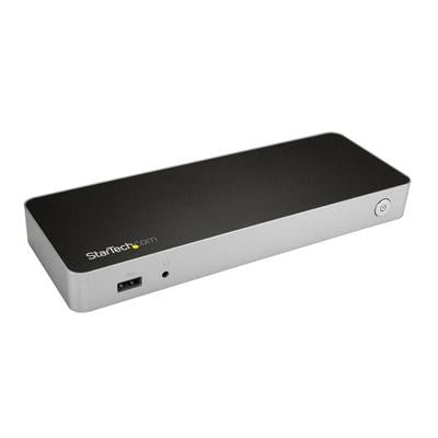 StarTech DUAL MONITOR USB C DOCK W/ 4X USB-A, USB-C, GBE, HEADSET AUDIO - 1080P DUAL HDMI