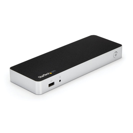 StarTech DUAL MONITOR USB C DOCK W/ 4X USB-A, USB-C, GBE, HEADSET AUDIO - 1080P DUAL HDMI