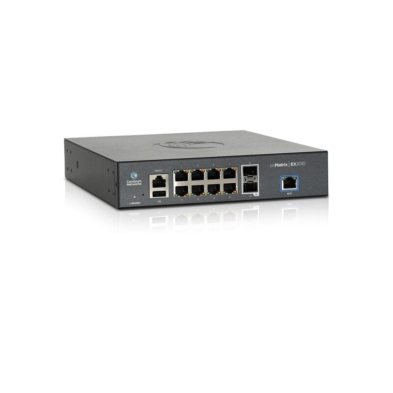 Cambium cnMatrix EX2010-P PoE Sw 8x1G 2SFP US PC