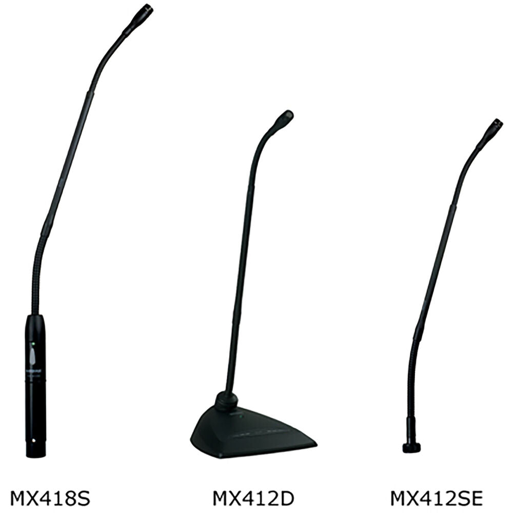 Shure Cardioid-12" Gooseneck Condenser Micropho Attached Preamp w/ KLR