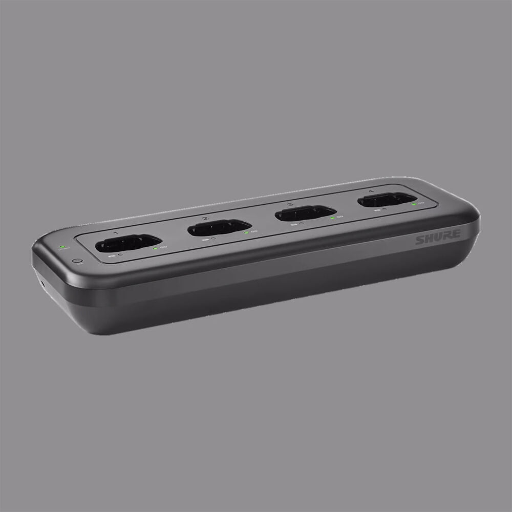 SHURE Networked Charging Station for up to 4 Wireless Mics suitable