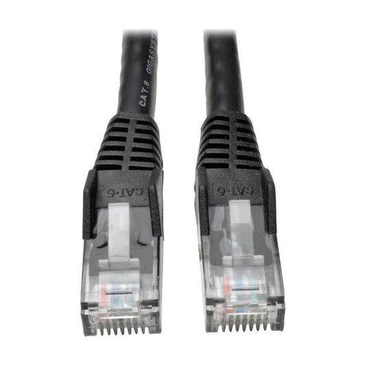 EATON 3FT CAT6 PATCH CABLE M/M BLACK GIGABIT MOLDED BULK 50 PAK