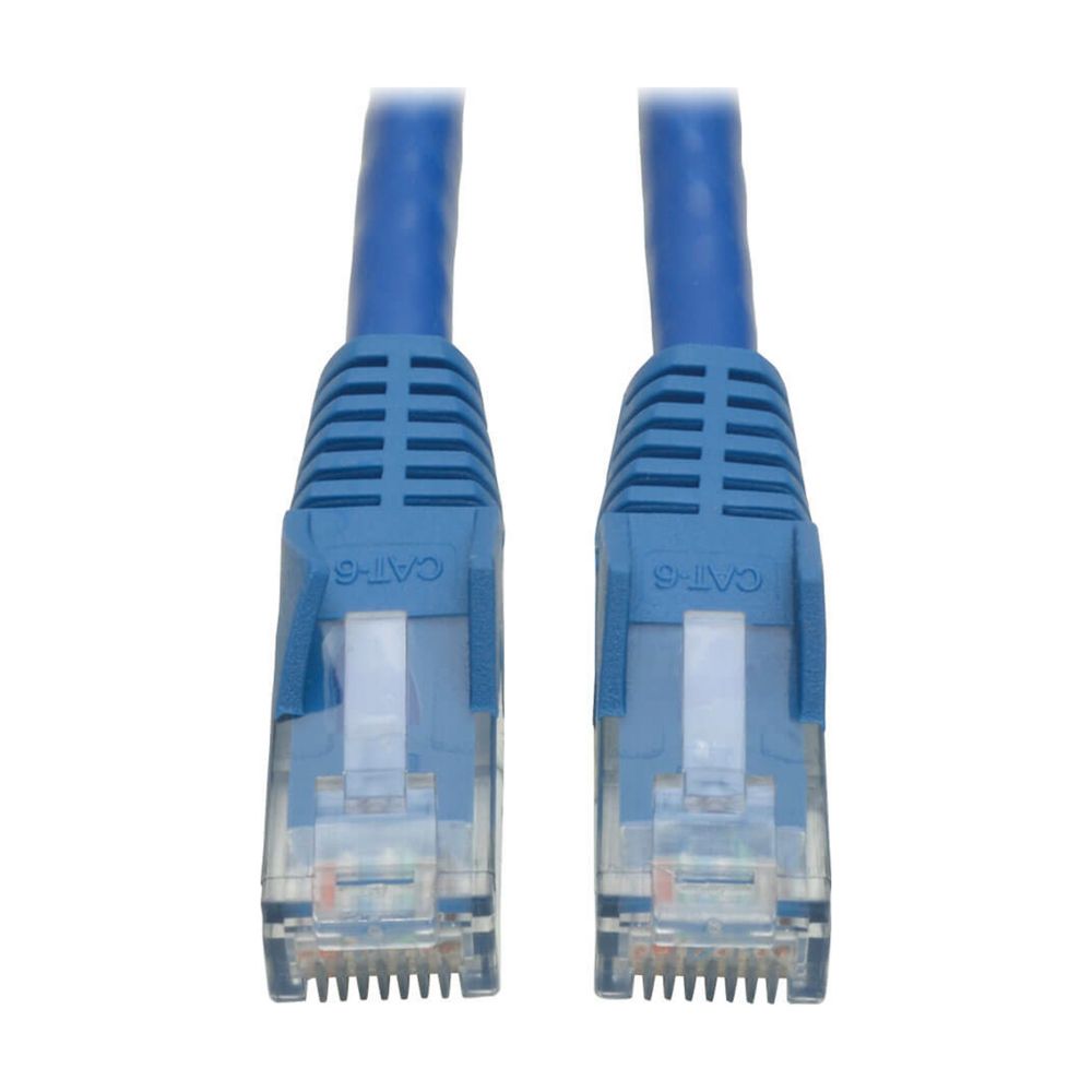 EATON 50PK 7FT BULK CAT6 BLUE GIGABIT MOLDED SNAGLESS M/M PATCH CABLE