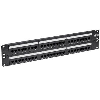 EATON PATCH PANEL - BLACK - RATED FOR 1 GBPS SPEEDS FOR MANAGING NETWORK CONNECTIONS I
