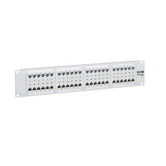 EATON TRIPP LITE SERIES 48-PORT CAT6 PATCH PANEL - 4PPOE COMPLIANT, 110/KRONE, 5