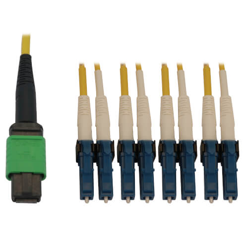 EATON 2M SWITCHABLE FIBER CBL SMF 12F MTP/MPO-APC TO 4X LC/UPC F/M