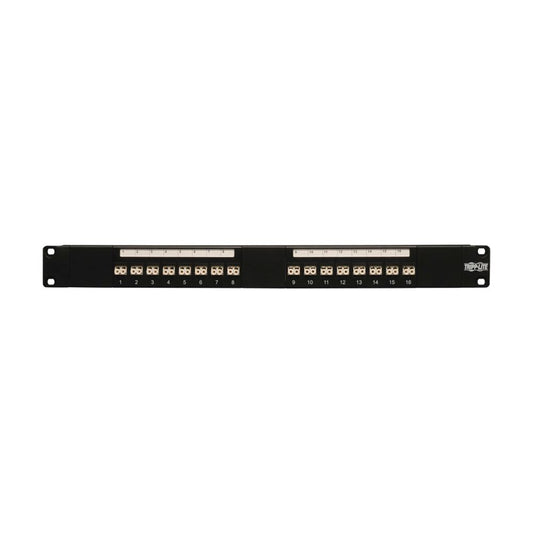 EATON TRIPP LITE SERIES 16-PORT FIBER PATCH PANEL, 1U (LC/LC), MULTIMODE OR SING