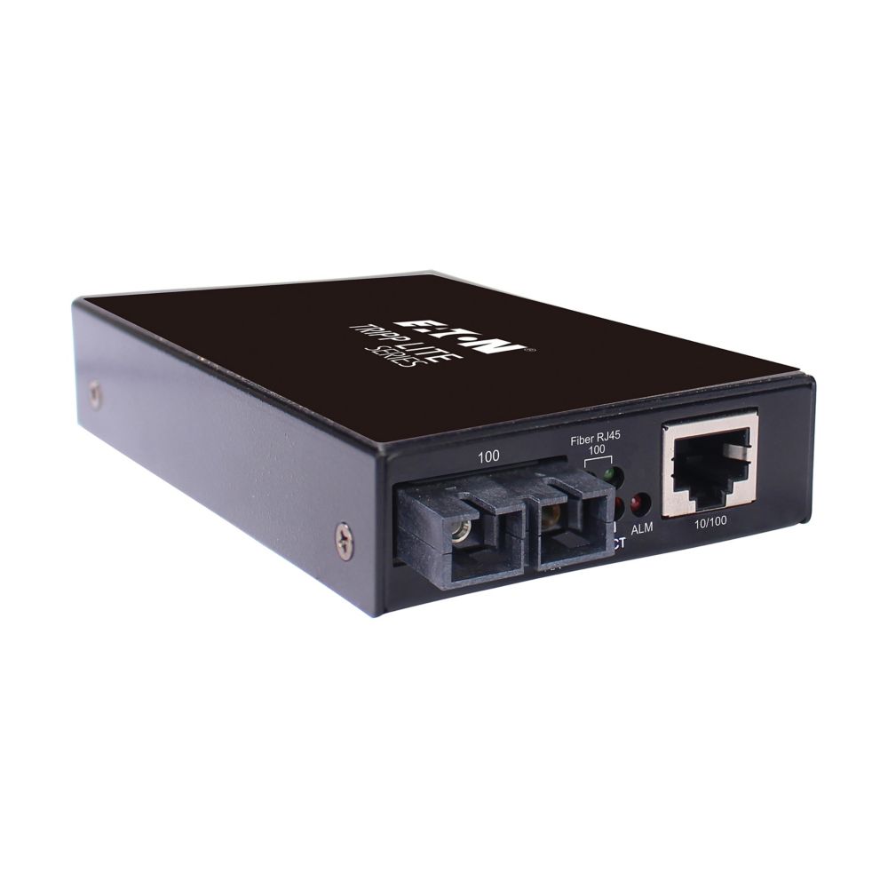 EATON TRIPP LITE SERIES HARDENED COPPER TO FIBER MEDIA CONVERTER - 10/100 MBPS,
