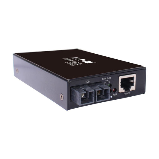 EATON TRIPP LITE SERIES HARDENED COPPER TO FIBER MEDIA CONVERTER - 10/100 MBPS,
