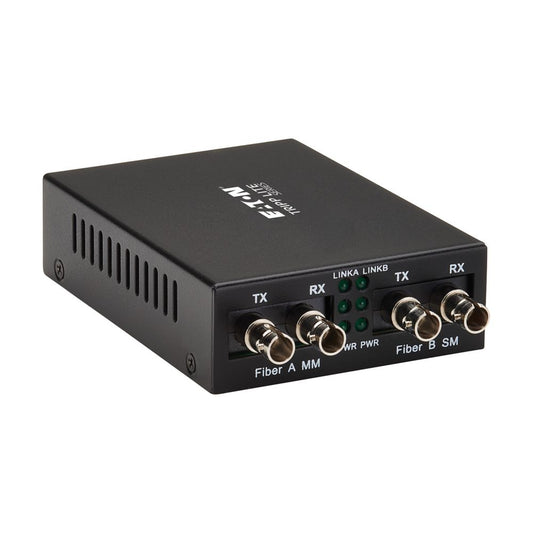 EATON TRIPP LITE SERIES 100 MB ST TO 100 MB ST MODE CONVERTER - 1310 NM COMPATIBLE, UP