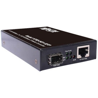 EATON TRIPP LITE SERIES HARDENED GIGABIT FIBER TO ETHERNET MEDIA CONVERTER, 10/1