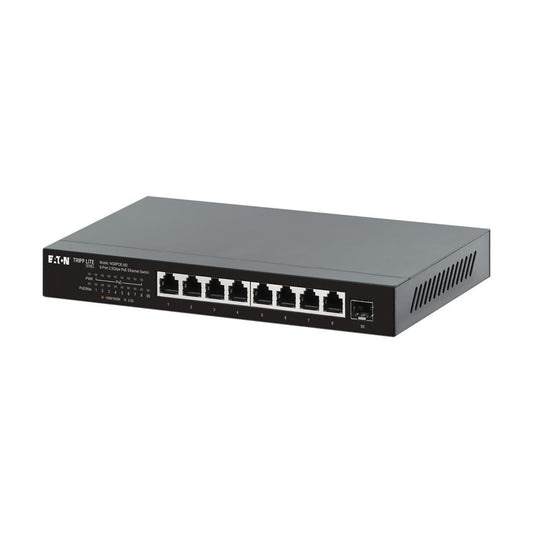 EATON DESKTOP GIGABIT ETHERNET SWITCH UNMANAGED POE+ 8-PORT 2.5 GBPS 100W