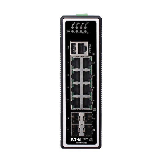 EATON TRIPP LITE SERIES 8-PORT MANAGED INDUSTRIAL GIGABIT ETHERNET SWITCH - LAYE