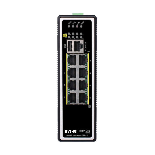 EATON GIGABIT ETHERN SWITCH 8PORT INDUSTRIAL LAYER 2 MANAGED POE+30W