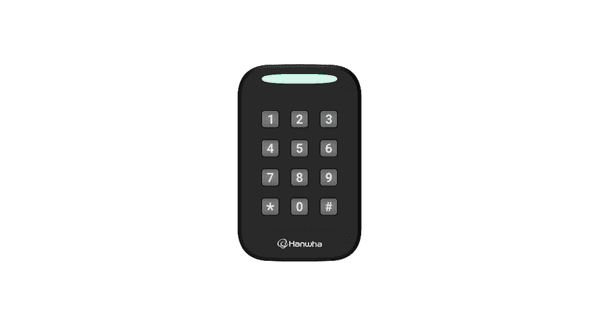 Hanwha Multi-technology single gang keypad read