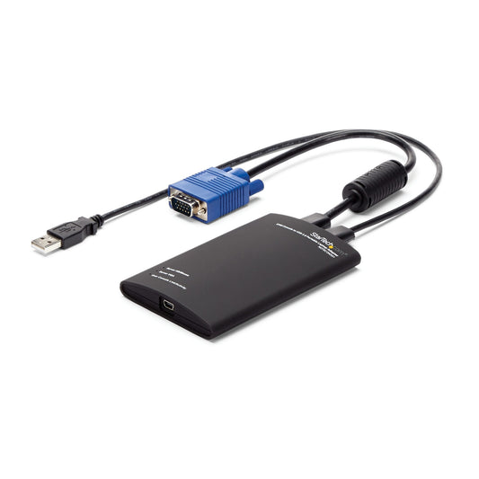 StarTech CRASH CART ADAPTER KVM CONSOLE LAPTOP USB VGA PORTABLE KVM CONSOLE