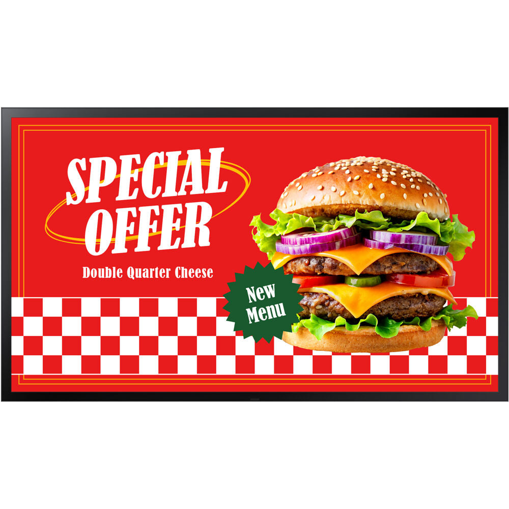 SAMSUNG 46IN HIGH BRIGHTNESS COMMERCIAL OUTDOOR DISPLAY