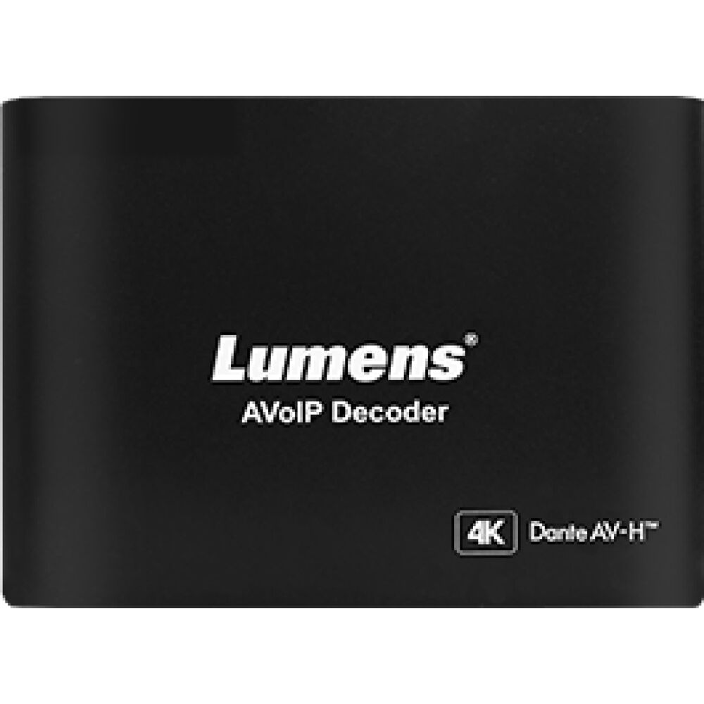 LUMENS TAA AV over IP and Dante 4K Decoder