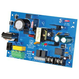 Altronix Power Supply Charger, Single Output, 12/24VDC @ 4A, 115/230VAC, Board