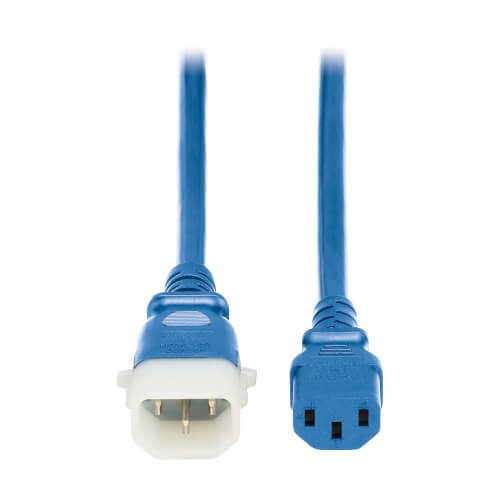 EATON PDU POWER CORDS C13 P-LOCK C14 HEAVY-DUTY 15A 250V 4FT BLUE 6 PACK