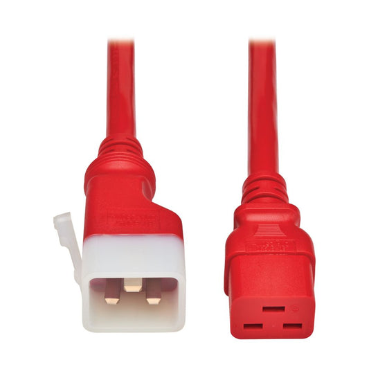 EATON PDU POWER CORD, C19 TO P-LOCK LITE C20 - 20A, 250V, 12 AWG, 6 FT. (1.8 M), RED,