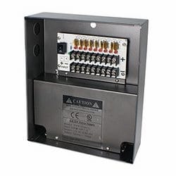 Speco 4CH @ 5A DC Camera Power Supply - UL Certified (W-12VDC-4P/5A(UL)AP)