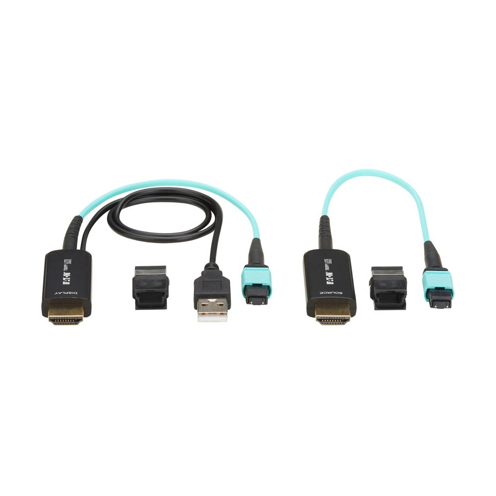 EATON TRIPP LITE SERIES HDMI FIBER EXTENDER TERMINATIONS FOR MPO FIBER OPTIC CABLE 4K6