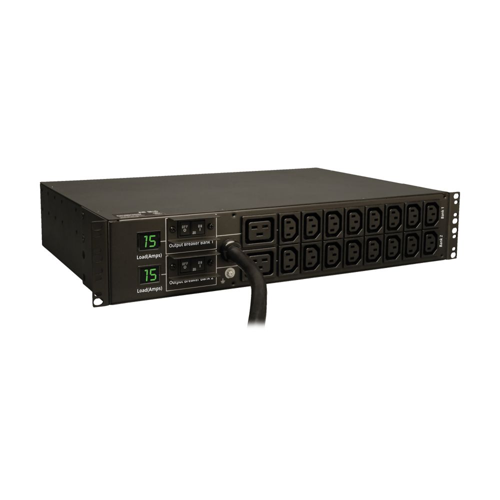 EATON TRIPP LITE SERIES 5.5KW SINGLE-PHASE LOCAL METERED PDU - 16 C13 & 2 C19 OU