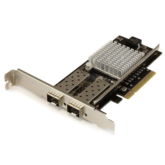 StarTech 2 PORT 10GB SFP+ NETWORK CARD 10GBIT PCIE NIC FIBER ADAPTER INTEL